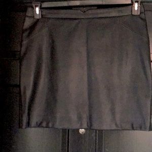 Faux mini skirt!